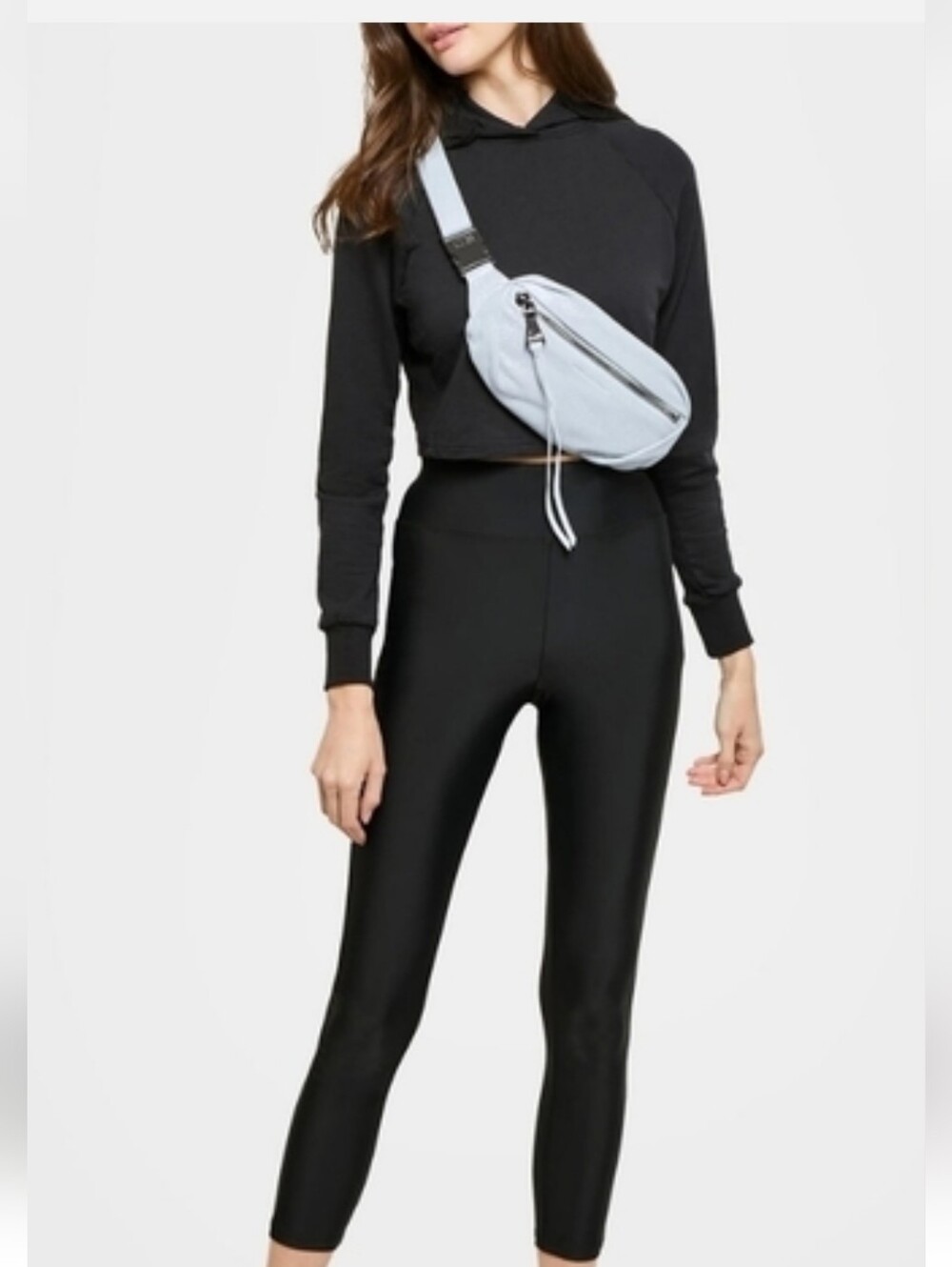 Iridescent White Fanny Pack